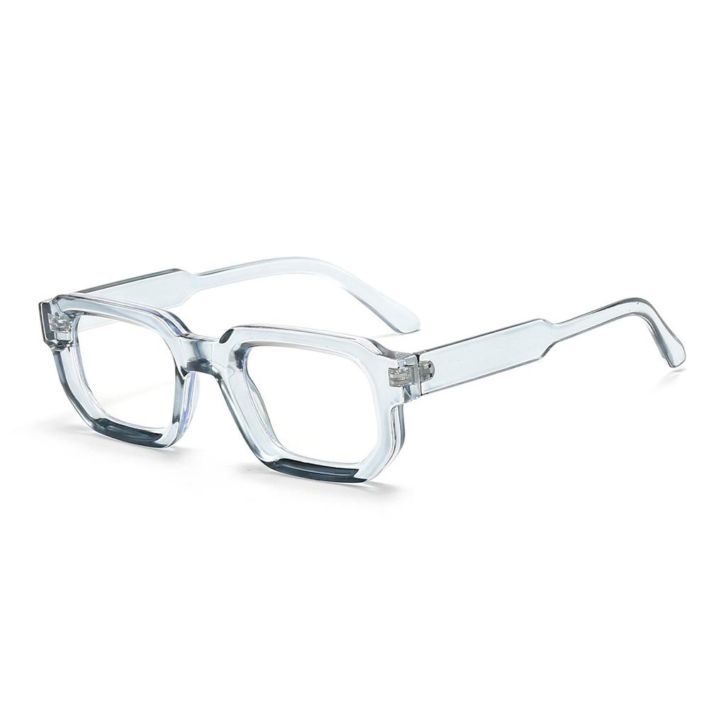 Square sunglasses European and American retro square thickened small frame flat glasses fashion street sunglasses women