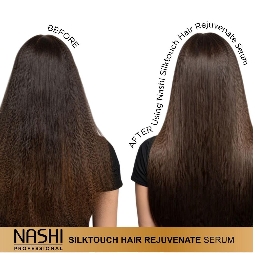 Nashi Professional Siero Ringiovanente per Capelli 100ml Olio di Argan per Controllo dell'effetto crespo Capelli Lisci e Setosi