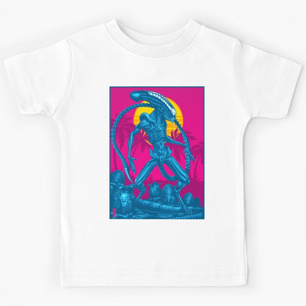 New Retro Wave Alien Kids T-Shirt 170