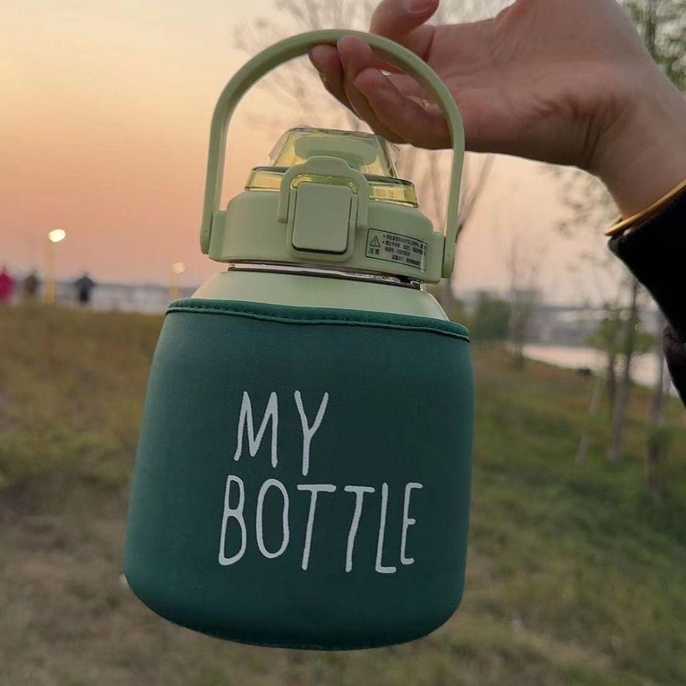 With Strap Vacuum Cup Sleeve Water Bottle Case Cup Sleeve New Water Bottle Cover  for 800ml-1100ml