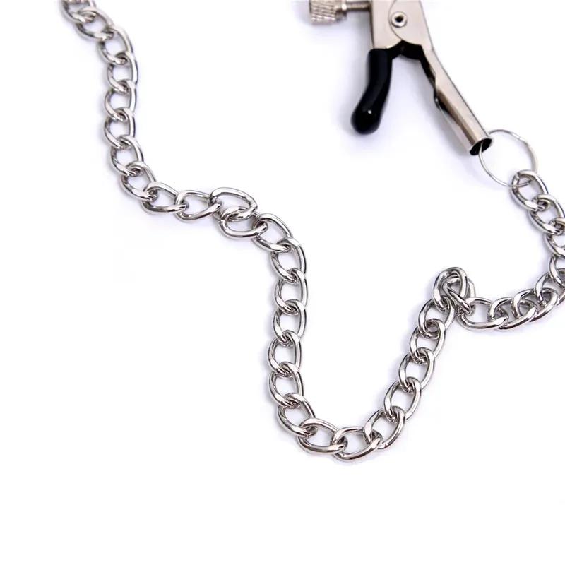 Erotic Toy PU Leather Mouth Gag Ball Oral Sex with Chain Clip Breast Nipple Clamps Fetish Bondage Harness Sex Toys Adult Games