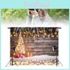 Wood Tree Christmas Photography Background Studio Photo Prop Decoration Backdrop