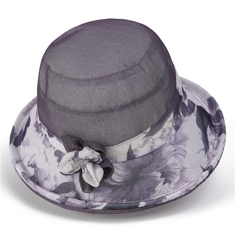 Sun hat sun hat breathable summer outdoor sun protection bucket hat thin basin hat lady