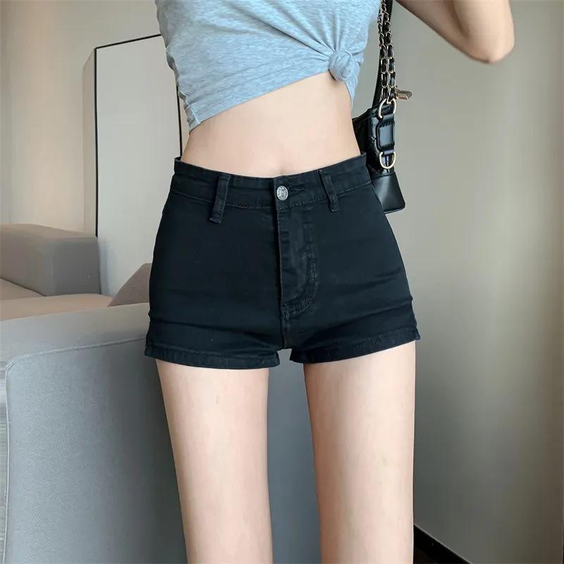 High-Waisted Distressed Denim Skirt: Mid-Length A-Line with Sexy Slit, Loose, Slimming, and Hip-Hugging.