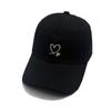 Hat, Embroidered Love Baseball Cap Men'S And Women'S Outdoor Sunscreen Soft Top, Peaked Cap
