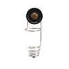 Stainless Steel Bathroom Storage Rack With Rotating Suction Cup For Shaving Razors And Toiletries