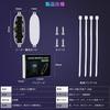MAZERO LED Warning Light, Solar Strobe Light, Flat Type, High Brightness, Vibration Sensor, Flashing