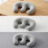 U-Shaped Latex Massage Pillow for Beauty Salon Beds, Face Cradle Cushion with