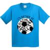 Inktastic Ich würde lieber Fußball spielen Jugend T-Shirt Sport Spiel Sport Spaß Ball