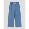 8SECONDS Cut-Modified Banding Wide Denim Blue (324821Pp1P)