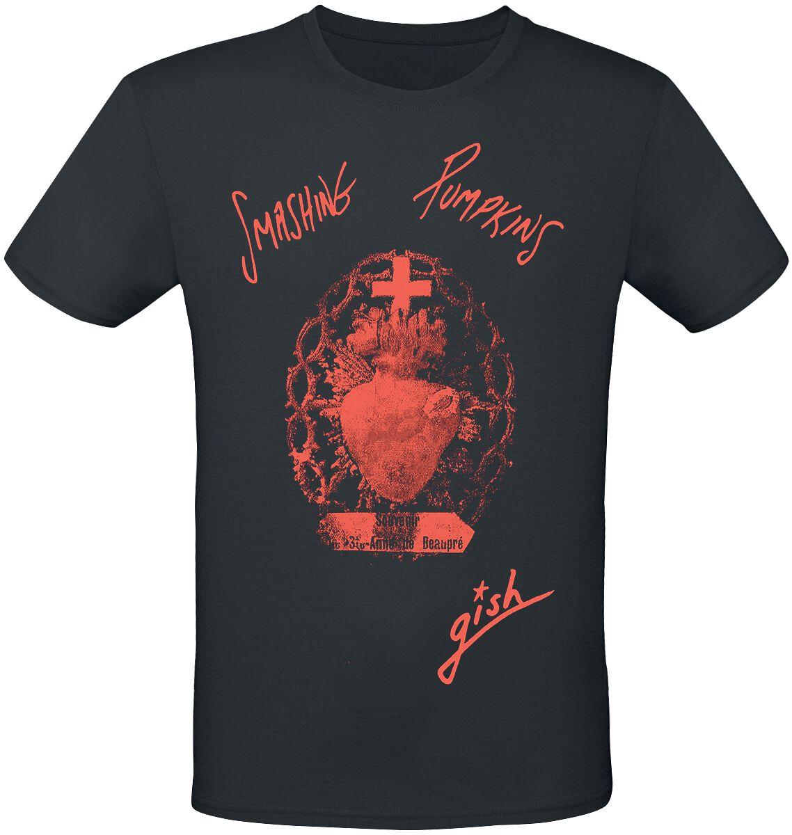 Gish Sacred Heart  Smashing Pumpkins T-Shirt Men Women Vintage Metal Rock Band Graphic Tee 100% Cotton Summer Streetwear Top S разноцветный