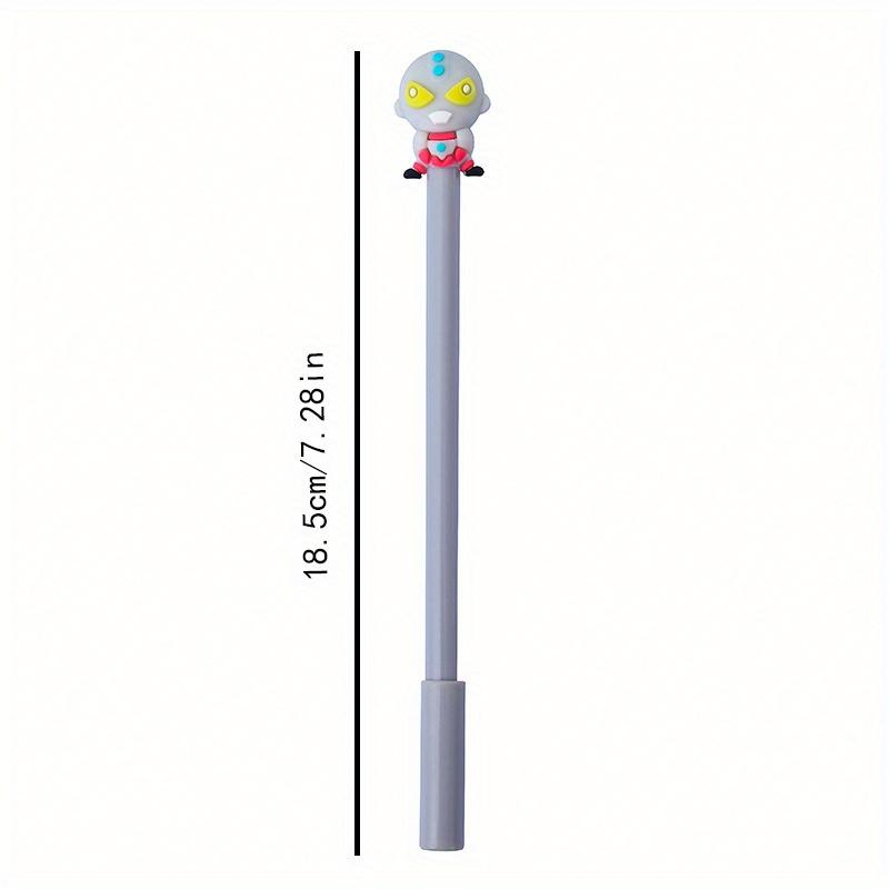 Back To School Season 12pcs 0.5mm Creative Cartoon Ultraman Styling Neutral Pen Cute Sign Pen Gift Pen Office Stationery