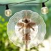 10 Inch Hanging Wind Spinner with 360 Degree Hook for Balcony Garden Decor Spring Summer Outdoor Decoration