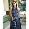 Floral Printed Sleeveless Top Kurti Palazzo Set Indian Women's Kurta Cord Set