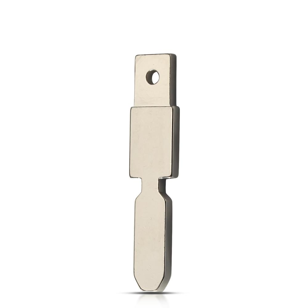 KEYYOU 10x Metal NE78 Car Key Blade For Citroen For Peugeot Replacement Uncut Key Blade