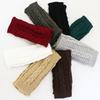 Short Fried Dough Twists Fashion Gloves, Autumn And Winter Men'S And Women'S Knitting Wool Gloves, Exposed Half Finger Warm Wrist Protectors