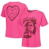 Blondie Heart Of Glass T-shirt Unisex a Maniche Corte Rosa Double-sided NH24909 T-shirt Unisex