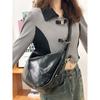 IELGY Retro Dumpling Bag Large Capacity Fashion Commuter Tote Bag Niche High-End Messenger Bag