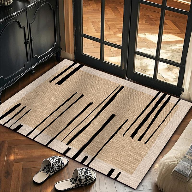 Vstupní rohožka PU kůže PVC Protiskluzová rohožka Pratelná Smazatelná a Řezací Koberec