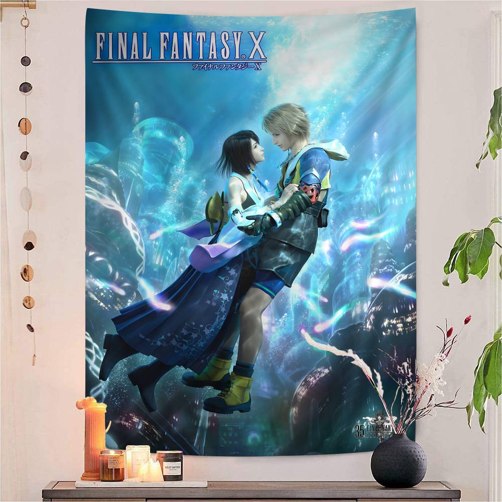 Game FFinal FFantasy X Colorful Tapestry Wall Hanging Cheap Wall Hanging Bohemian Wall Tapestries Mandala Wall Hanging Sheets