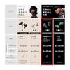 Audio-Technica ATH-CKS50TW2 BK(E) Wireless Earphones Bluetooth 5.3 Noise Canceling Deep Bass LE Audio Compatible Original Sticker Included Magnetic