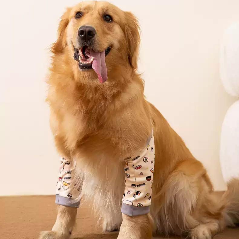 Pet Dog Leg Protector Pants for Front Leg Injuries - Warm Joint Sleeve and Knee Pad to Prevent Licking Wounds