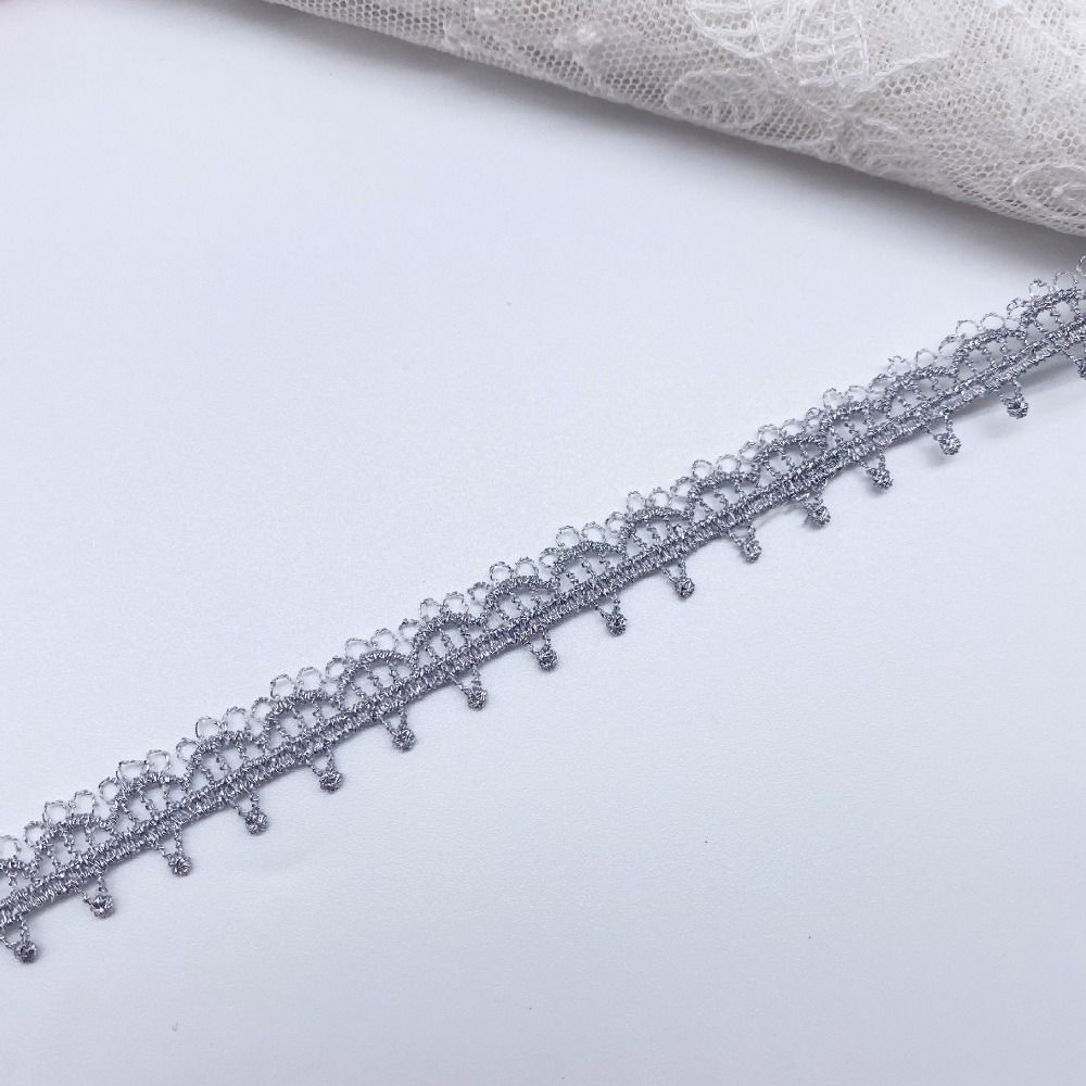 20Yards 1.3cm Wide Embroidered Lace Trim Purl Garment Trim  Children's Clothing Accessories