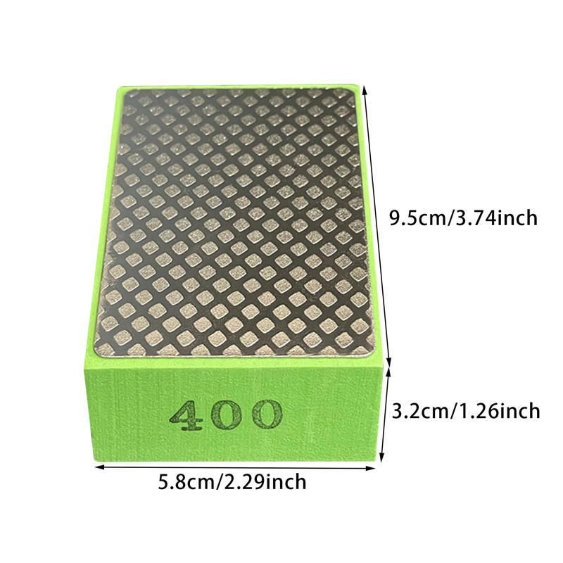 60/100/200/400# Diamond Hand Polishing Pads Tile Glass Abrasive Grinding Block Pad Stone Abrasive Sanding Disc Polisher Tools