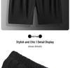 Ice Silk Quick-Dry Printed Sports Shorts - Unisex, Plus Size Available