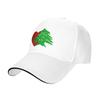Summer Lebanon Cedar Tree Red Heart Baseball Cap  Running Hippie Street Style Sun Trucker Hat Women Unisex SunProof Baseball Caps