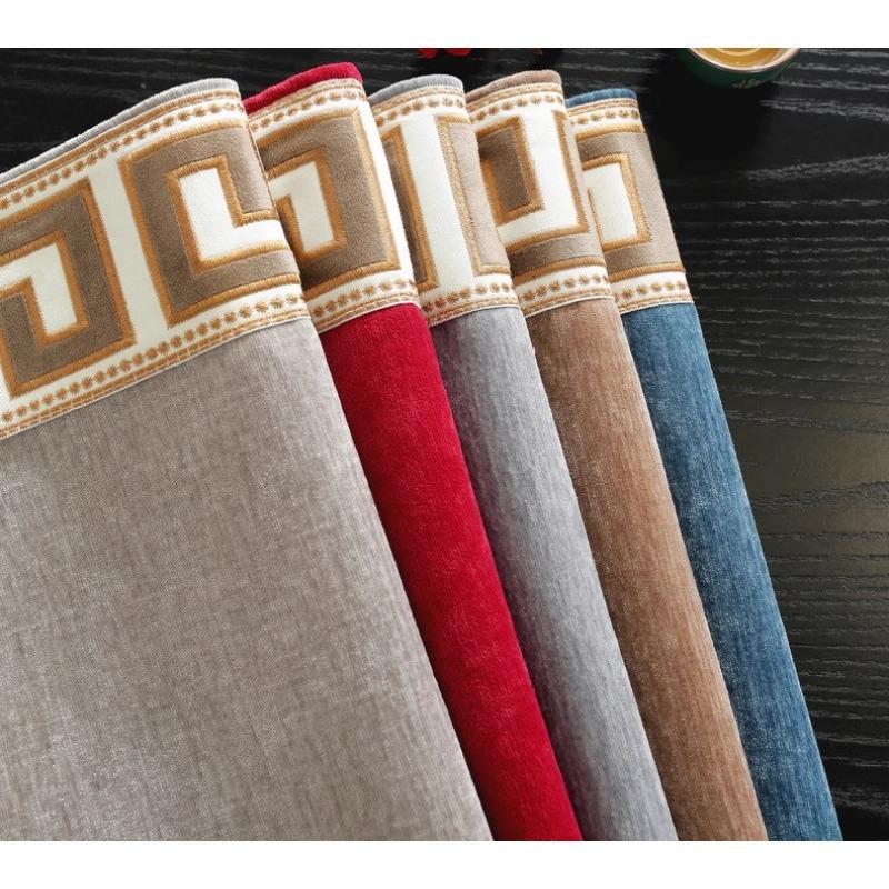 2025 new Chinese sofa high-density jacquard sofa cover solid wood mahogany seat cushion non-slip cover all-inclusive leather sofa cushion