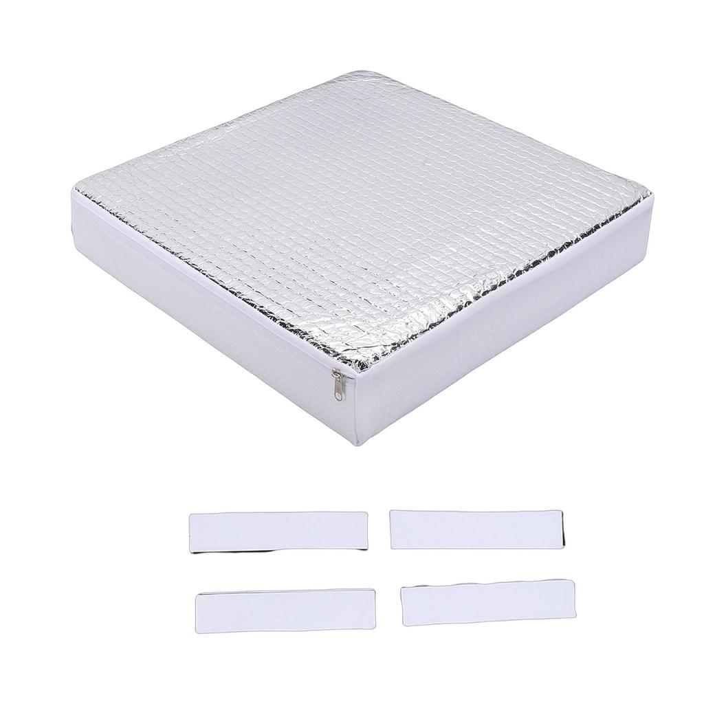 RV Skylight Insulator 3 Layers Structure Non Slip RV Vent Insulator and Skylight Cover with Reflective Surface for 14