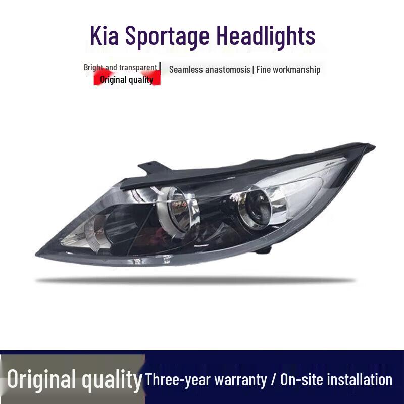 09-13 Kia Sportage Front Headlight Cover Assembly for High/Low Beam Brand Factory - Driver s Side Right