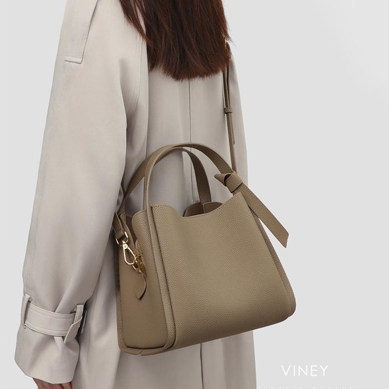 Women PU Leather Bucket Shoulder Bag Female Fashion Handbag Totes Casual Crossbody Bag Commuter Bag Daybag Purse