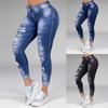 Women Fashion Jeans Casual Jeans Slim Fit Female Ripped Fringe Jeans