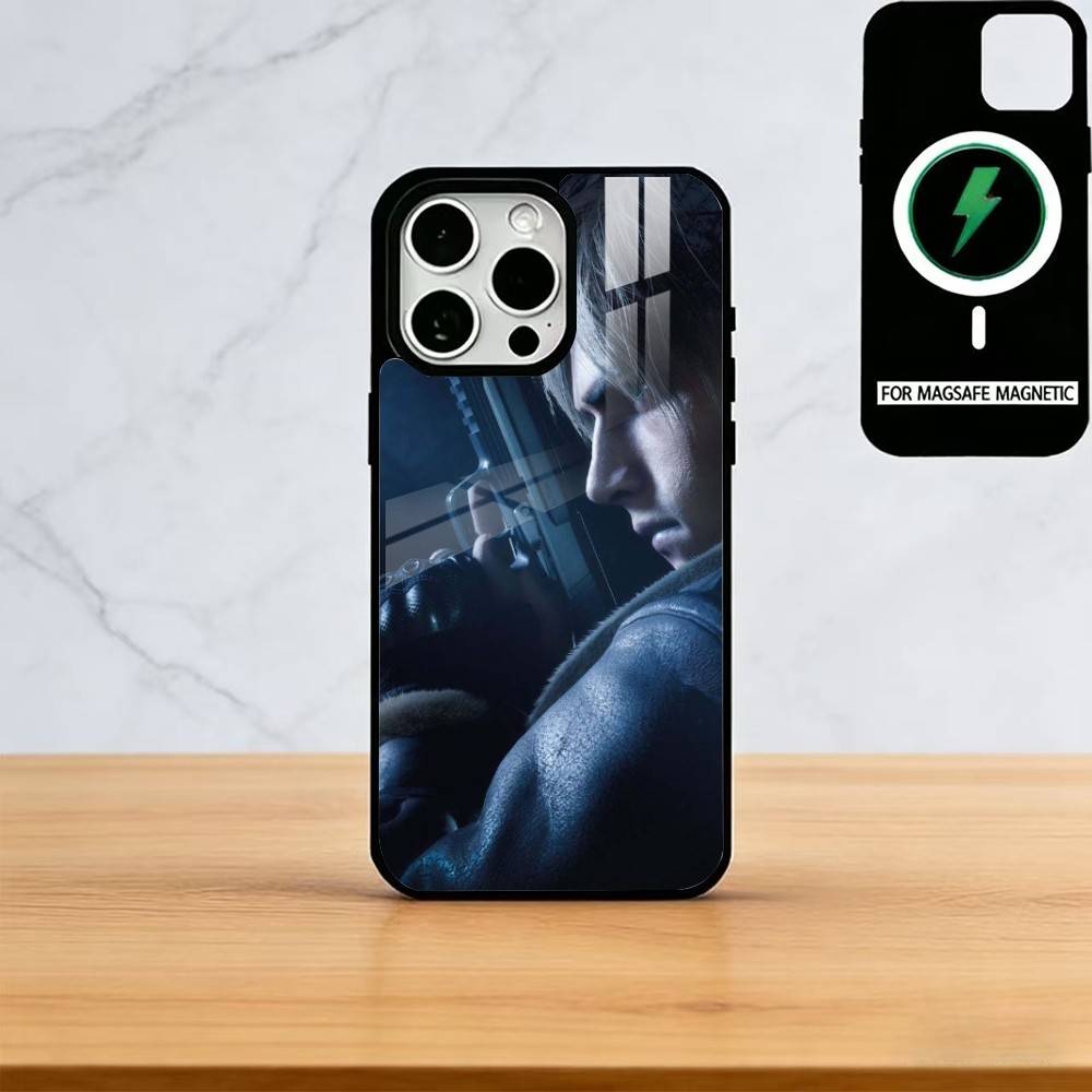 Etui na telefon Leon Kennedy Do iPhone 17, 16, 15, 14, 13, 12, 11 Plus, Pro Magnetyczne Do ładowania bezprzewodowego Magsafe