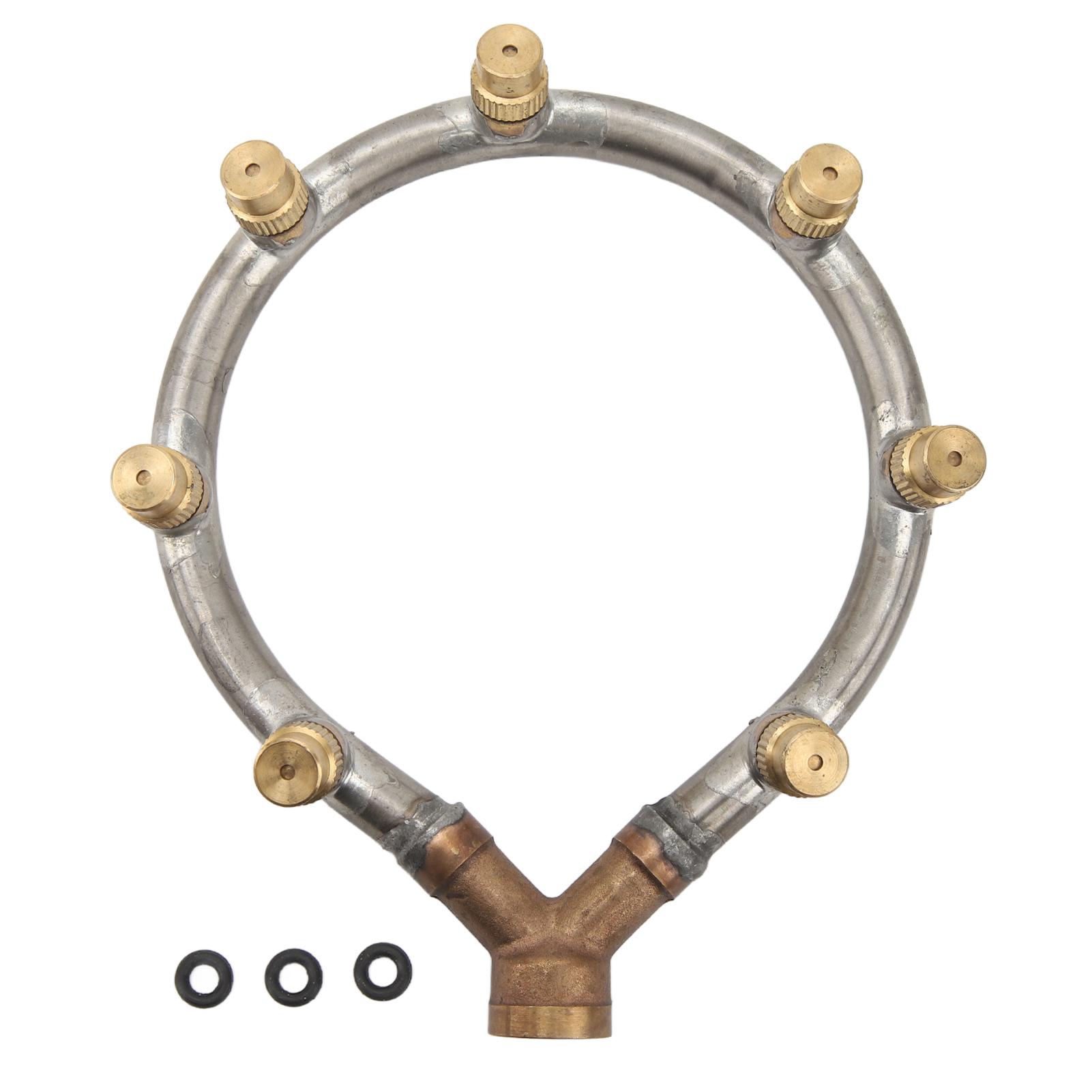 

Многофункциональная кольцевая насадка G3/8 с внутренней резьбой, многоголовая кольцевая распылительная насадка для