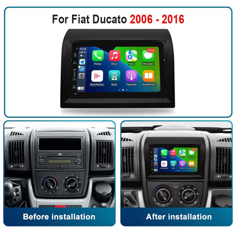 Android Car Radio Multimedia Video Player 7 Inch for Fiat Ducato 2006 - 2016 DSP Stereo GPS Bluetooth HD Touch Screen Carplay