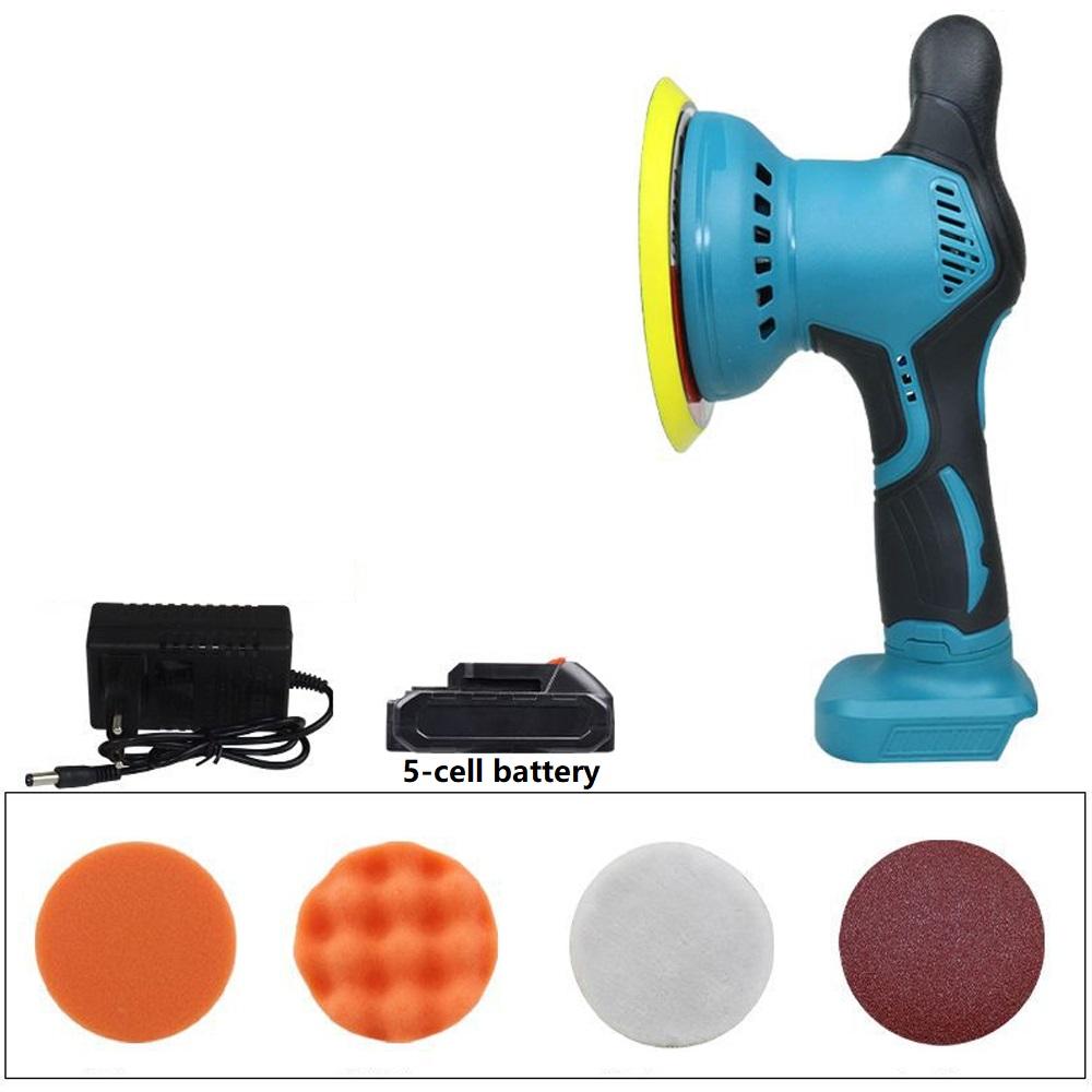 Mini Electric Polisher Handheld Tile Sofa Marble Car Detailing Lithium-Powered Multi-Functional Waxing & Glazing Machine