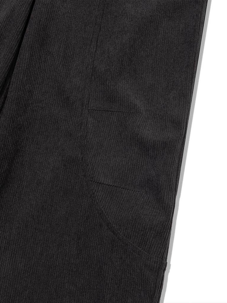 Eogeulliswedou Lace Corduroy Pants (Charcoal)