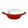 Fuji Enamel Tempura Pot 24cm with Thermometer Red (2.8L) TP-24 R