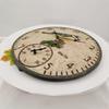 12 Inch Outdoor Thermometer Clock Waterproof Wall Clock Wall-Mounted Thermometer Clock For Patio Garden Yard Garden