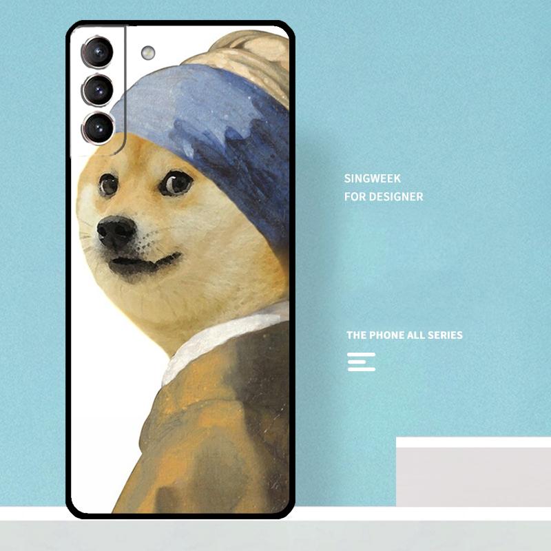 Doge Meme Kabosu Case For Samsung Galaxy S25 Ultra S25 FE S20 S21 S22 S23 Plus S9 S10 S24 Ultra Phone Cover