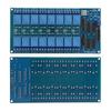 16-channel Relay Module with Optocoupler Protection 5V 5V Relay Module 180 *90 *20mm LM2596S Chip Relay Control Board