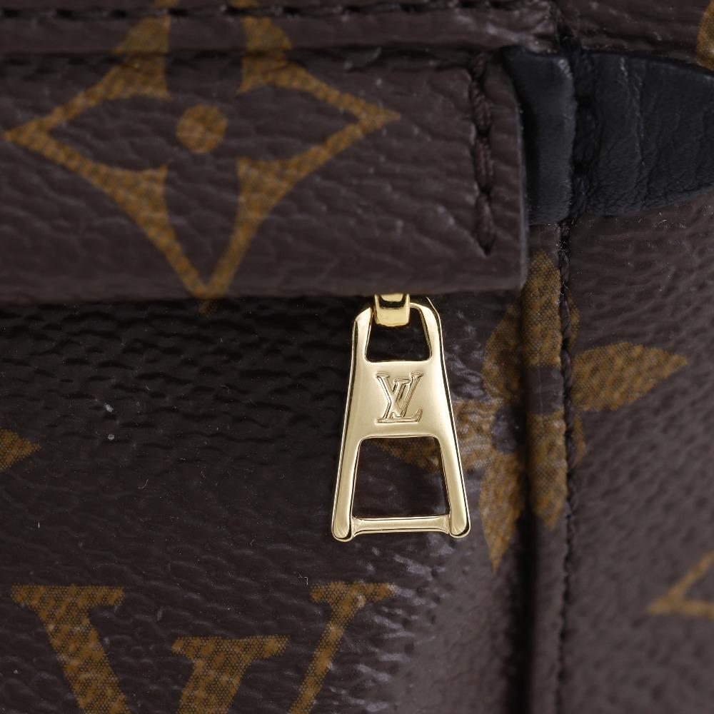 LOUIS VUITTON Palm Springs Backpack MINI Backpack Daypack M44873 2WAYShoulder Brown Monogram canvas Women Used