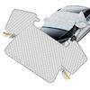 Aluminum Foil Windshield Cover Car Winter Ice And Snow Shield magnetic Hood Guard Windshield Ice Protector Cover For SUVs RVs