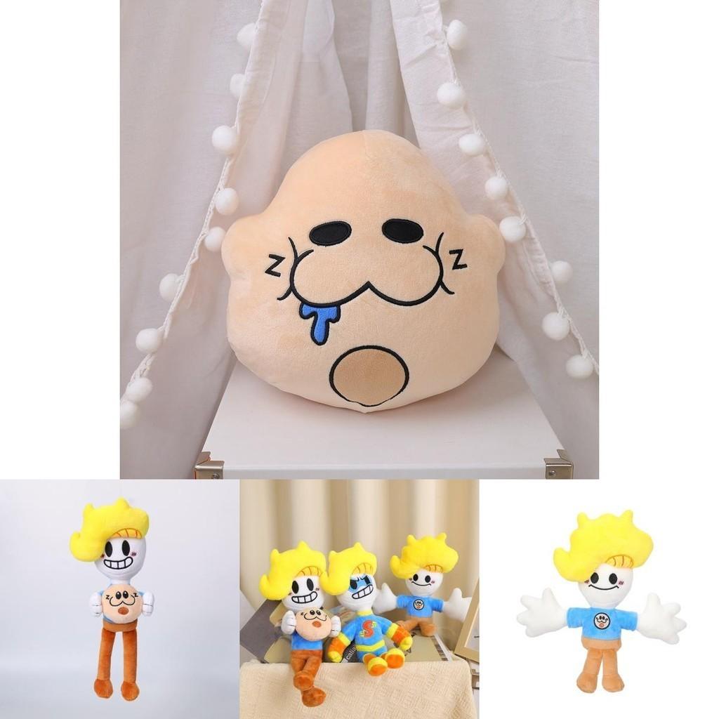 Bryson And Ham Plushie Unique Super Boy With Yellow Hair Soft And Cuddly Stuffed Toy