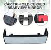Universal Foldable Lengthen Car Truck Wide Angle Convex Rearview Car Driving Safety Interior Rear View Rotate Blind Spot Mirrors