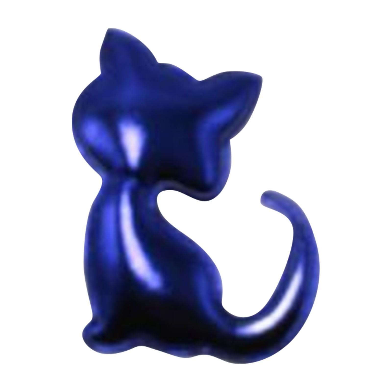 

50 шт./лот 3,5*5 см ПУ милый кот мягкие аппликации аксессуары искусственные аппликации DIY ремесла заколки для волос украшения One Size