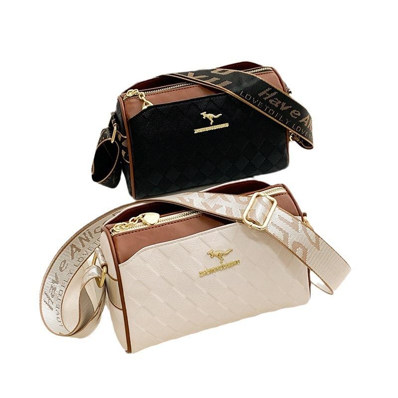 New bag trendy fashion simple design cylinder bag versatile shoulder messenger bag pillow bag